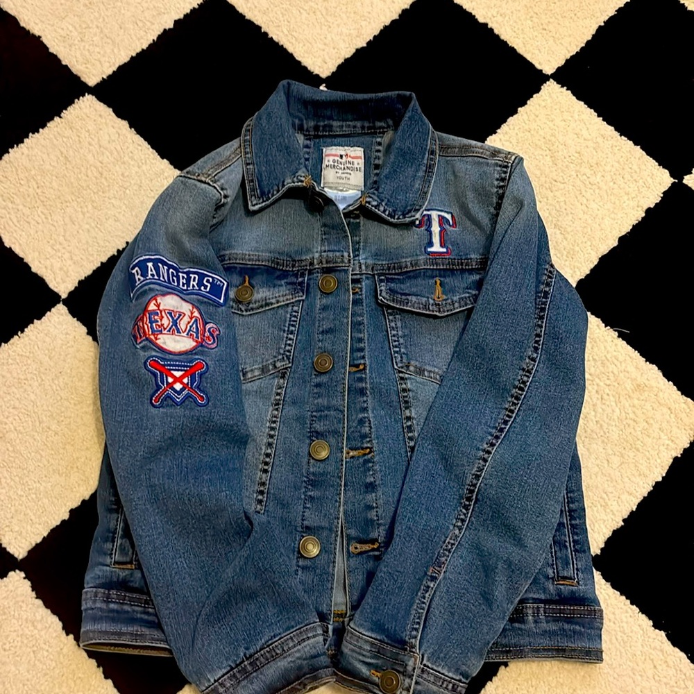 Texas Rangers Jean Jacket Girls
